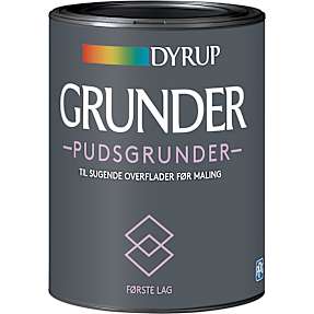 DYRUP pudsgrunder 0,75 liter - hvid