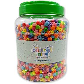 Colourful mind perler 4000 stk.