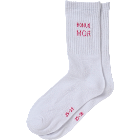 VRS unisex tennisstrømper str. 35/38 - hvid