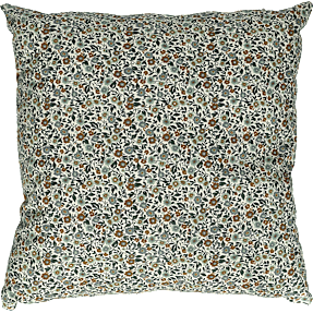 Pyntepude i bomuld - blomstermotiver