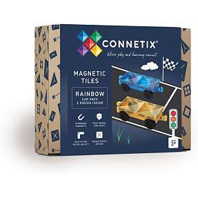 Connetix Car Pack magnetbiler 2 stk. - rainbow