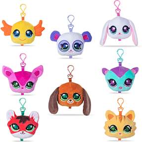 Littlest Pet Shop Plush Danglers nøglering - flere varianter - assorteret