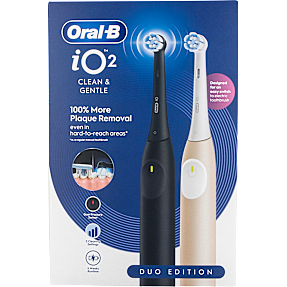 Oral-B iO2 Duo Edition elektriske tandbørster 2-pak