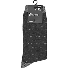VRS herre strømper str. onesize - grå