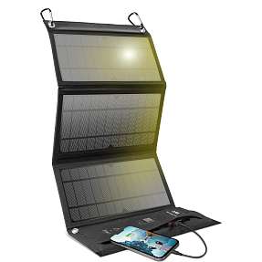 SBS transportabelt solpanel 21W - sort