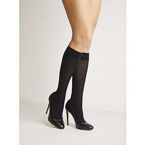 VRS 2-pak knæstrømper str. onesize - sort