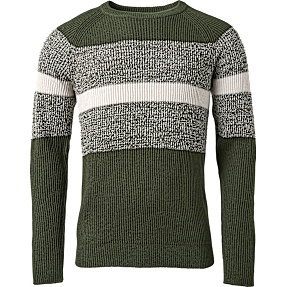 Produkt herre strik str. L - mørkegrøn