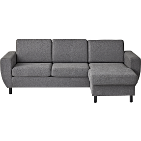 Rom Nordic vendbar sofa med chaiselong - antracit