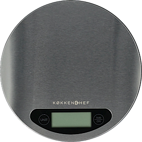 Køkkenchef digital køkkenvægt - stål (5 kg)