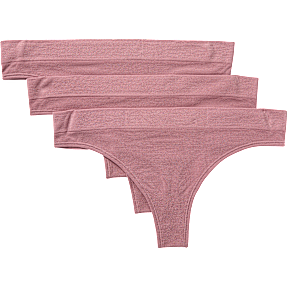 Marathon dame 3-pak g-streng str. XL - rosa