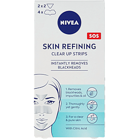 Skin Refining ansigtsstrips m. citronsyre