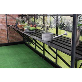 Juliana integreret lamelbord - sort