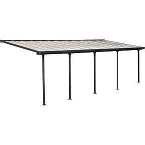 Palram - Canopia Feria terrasseoverdækning sampak 25,1 m2 - antracitgrå