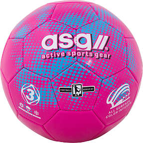 ASG fodbold str. 3 - pink/blå