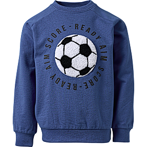 VRS børne sweatbluse str. 146/152 - blå