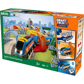 BRIO 33972 Smart Tech Sound Action tunnel rejsesæt