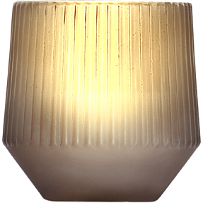 Windsor LED lys i glas 7,5x8 cm - grå