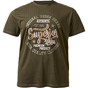 VRS herre T-shirt str. 6XL - mørkegrøn