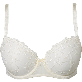 VRS dame BH str. A85 - hvid
