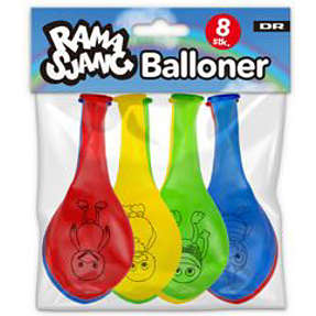 Ramasjang balloner 8 stk