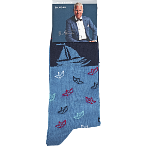 Mads Christensen herre strømper str. onesize - blå