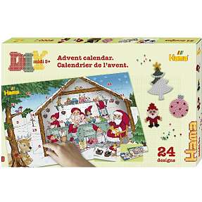 Hama perleplade julekalender