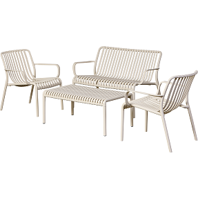 Messina loungesæt - Sandy grey