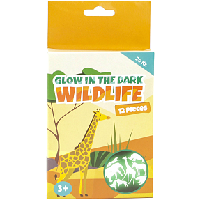 Keycraft selvlysende dyr 12-pak