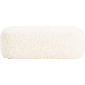 Theodore puf - råhvid