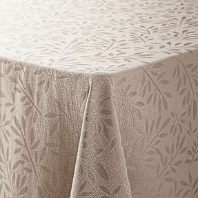 Salling damaskdug - sandfarvet med grene