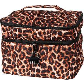 Sinful leopard opbevaringstaske med lås