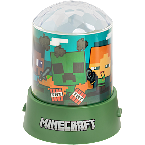 Minecraft projektorlampe - multifarvet