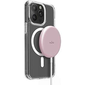 PURO trådløs oplader - rosa