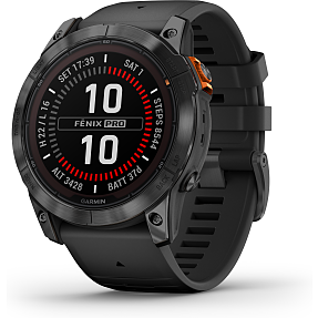 Garmin Fenix 7X Pro Solar 51 mm sportsur - sort