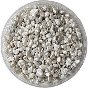 Dekorationssten 2-3 mm - hvid