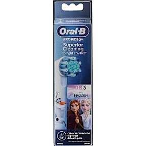 Oral-B Pro Kids 3+ tandbørstehoveder 3-pak - Frozen