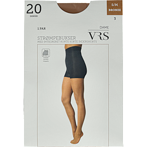 VRS dame strømpebukser str. L/XL - bronze