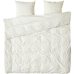 Salling sengetøj 200x220 cm - sort og hvid