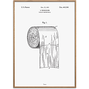 Toiletrullen - 70x100 cm