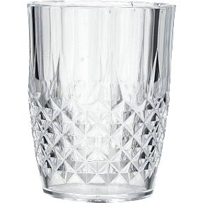 Salling vandglas i genanvendeligt plastik - 2-pak (250ml)