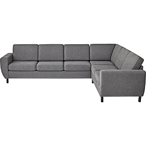 Rom Nordic vendbar hjørnesofa - antracit