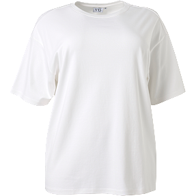 VRS dame oversize T-shirt str. 52 - hvid