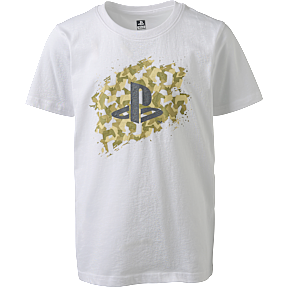 PlayStation T-shirt str. 134/140 - hvid