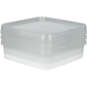 Condibøtter m/låg - 3-pak (1500ml)