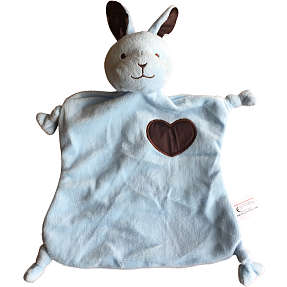 Spire kaninsutteklud - lyseblå