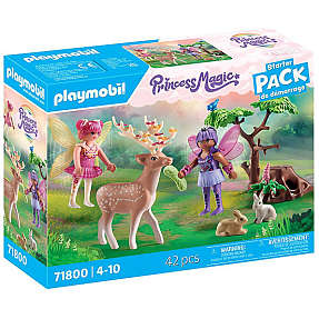 Playmobil feer med skovdyr 71800 42 dele