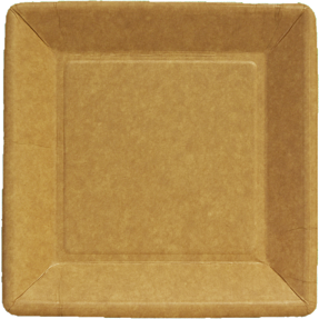 Salling paptallerkener 18x18 cm 10-pak - kraft