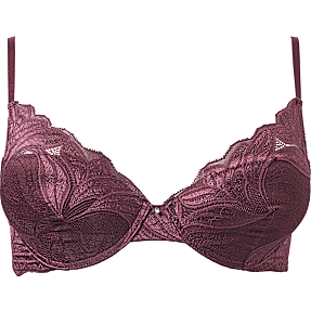 VRS dame push up BH str. B75 - bordeaux