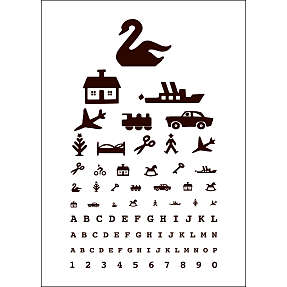 Retro synstavle - 50x70 cm