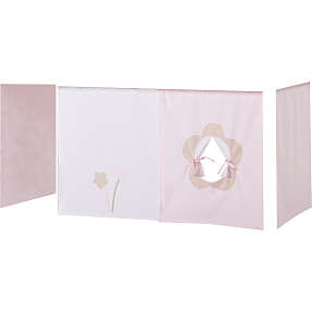 Hoppekids Fairytale Flower forhæng til halvhøj- og køjeseng 70x160 cm